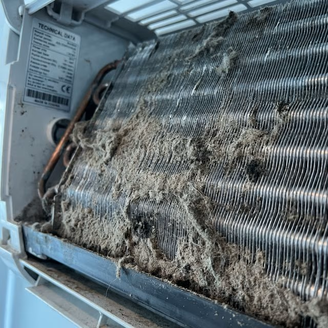 Before Central AC Deep Clean