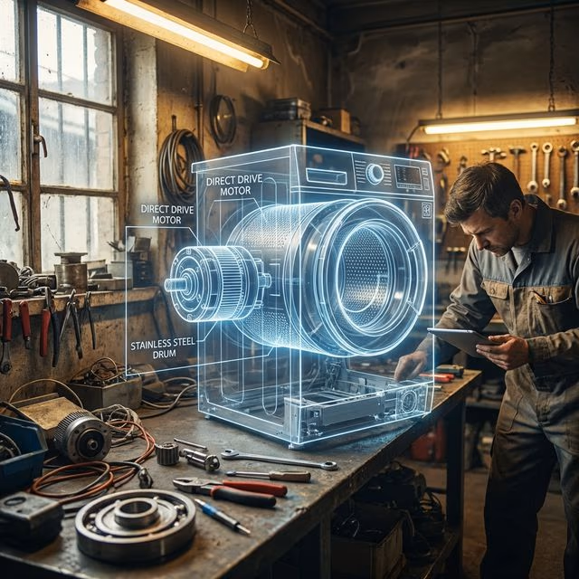 دليل صيانة الغسالات الشامل: استكشاف الأعطال، المقارنات، والصيانة الوقائية