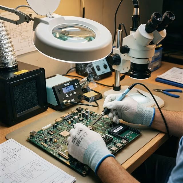 إصلاح بوردات التلفزيون