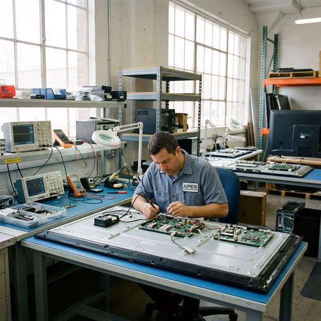 تصليح شاشات وتلفزيونات